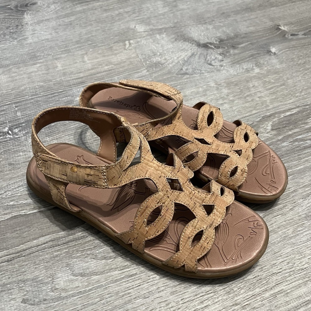 Women's Baretraps Quillan Sandals Tan Size 7M